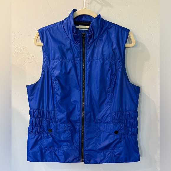 Zenergy by Chico's Jackets & Blazers - Chico’s Zenergy Sleeveless Blue Women's Vest Large (2)
